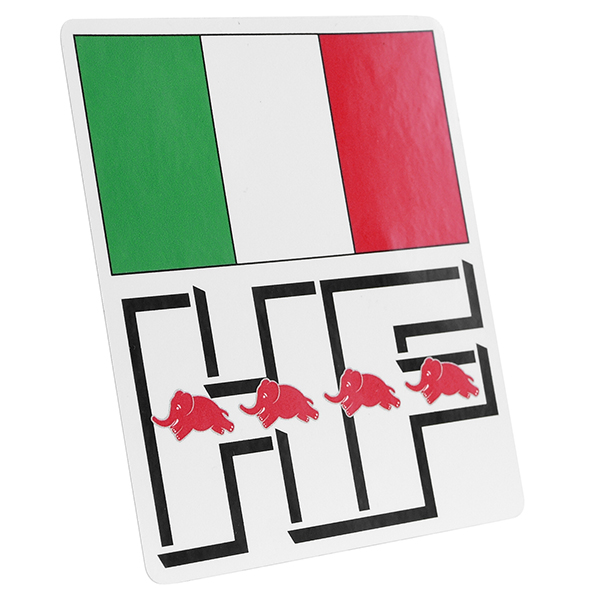 HF & Italian Flag Sticker