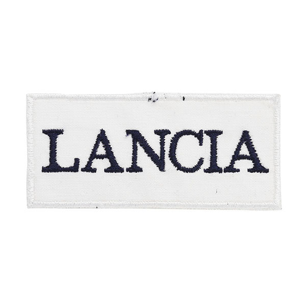 LANCIA Script Patch(White/78mm*36mm)