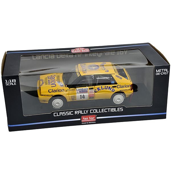 1/18 LANCIA Delta HF Integrale 16V Lombard RAC Rally 1990 Miniature Model