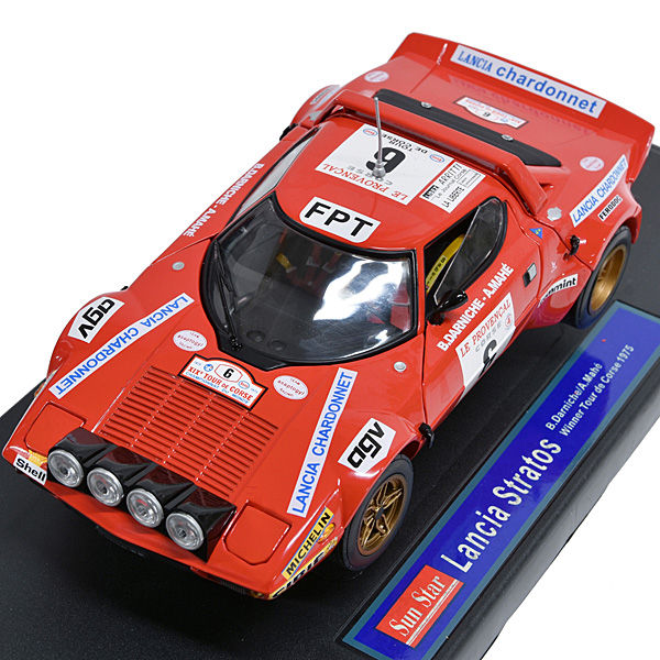 1/18 scale LANCIA Stratos Winner Tour de Corse 1975 miniature model