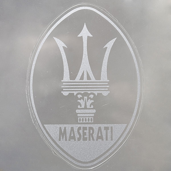 MASERATI Emblem Sticker(Silver)
