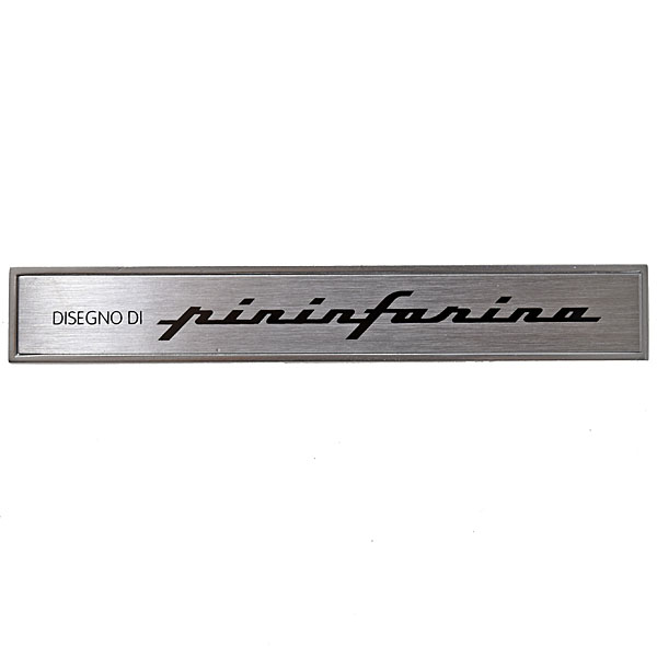 Pininfarina Script Plate<br><font size=-1 color=red>06/12到着</font>