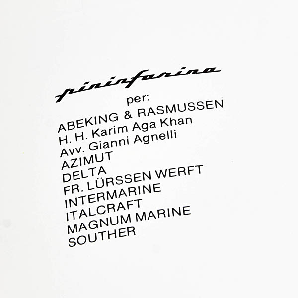 Pininfarina E IL MARE Press Kit