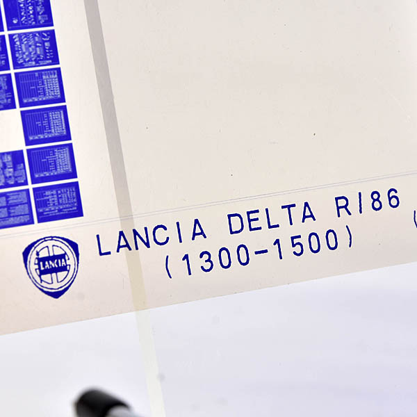 LANCIA DELTA R/86 (1300-1500) 1993 Parts Manual Microfish (Body/Mechanical Components)