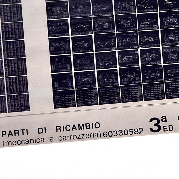 LANCIA Beta Montecarlo Parts Manual Microfish (Body/Mechanical Components)