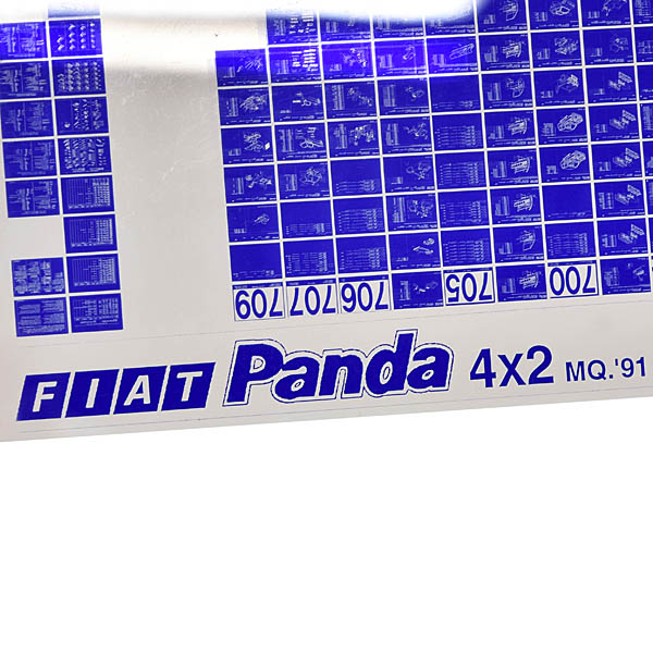 FIAT PANDA 4x2 MQ91 Parts Manual Microfiche