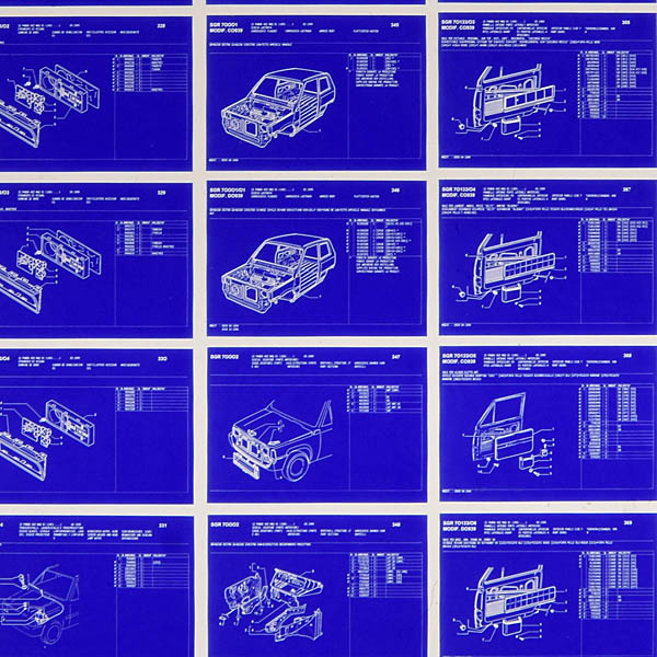 FIAT PANDA 4x2 MQ91 Parts Manual Microfiche
