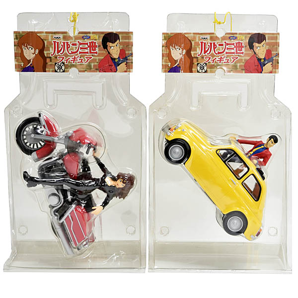FIAT 500 Lupin III Figure Set - Torutoru Ai Item DX -