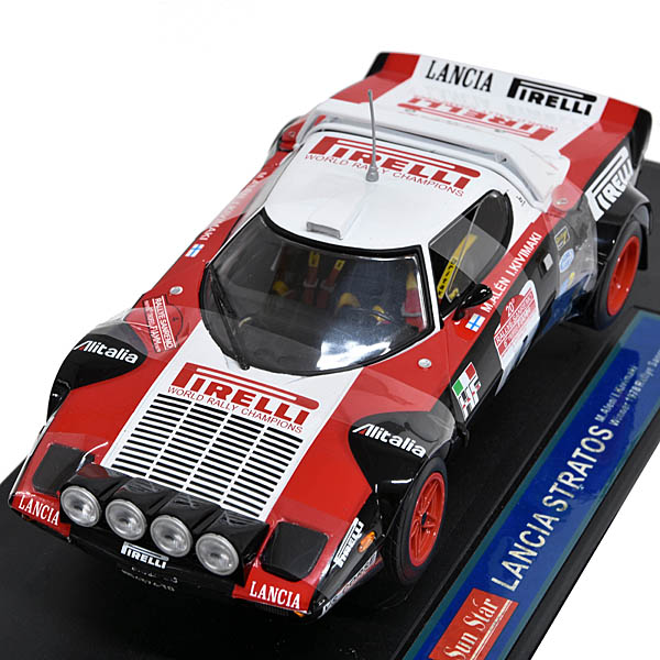 1/18 LANCIA STRATOS Rally Sanremo 1978 Miniature Model