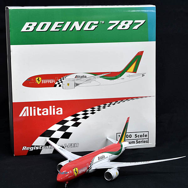 1/200 Alitalia Boeing 787 Ferrari Miniature Model