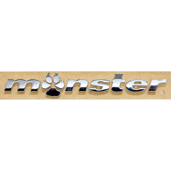 FIAT純正New Panda用monsterロゴエンブレム<br><font size=-1 color=red>01/17到着</font>