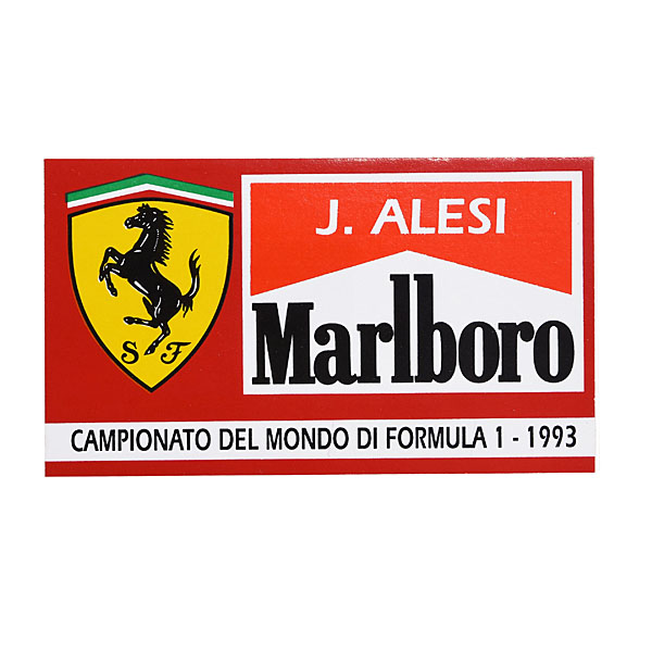 Scuderia Ferrari Marlboro J.Alesiステッカー