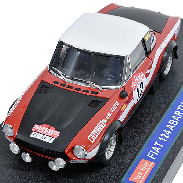 1/18 FIAT 124ABARTH Rally Sanremo 1973 Miniature Model