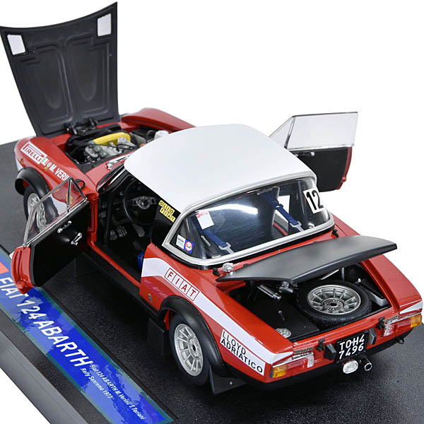 1/18 FIAT 124ABARTH Rally Sanremo 1973 Miniature Model
