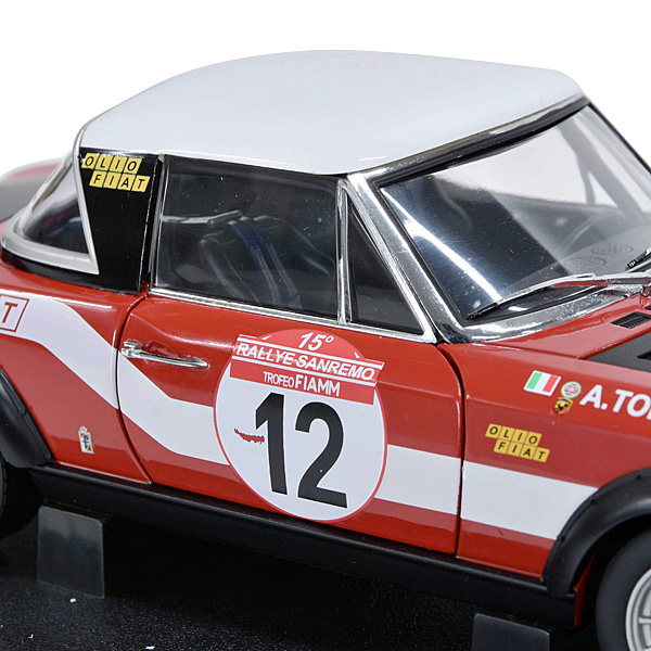 1/18 FIAT 124ABARTH Rally Sanremo 1973 Miniature Model
