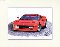 Ferrari 288GTOイラストレーション by 林部研一