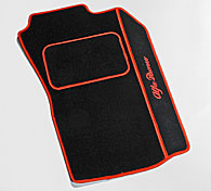 Alfa Romeo 147/GT Floor Mats(Black/Red Piping/RHD)