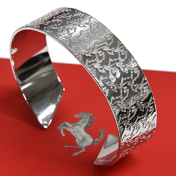 Ferrari Genuine Silver Cuff Bracelet