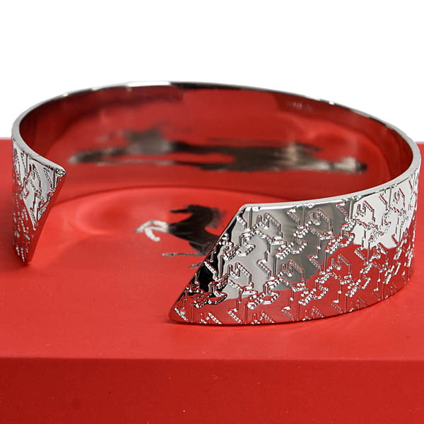 Ferrari Genuine Silver Cuff Bracelet