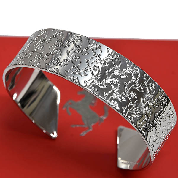 Ferrari Genuine Silver Cuff Bracelet