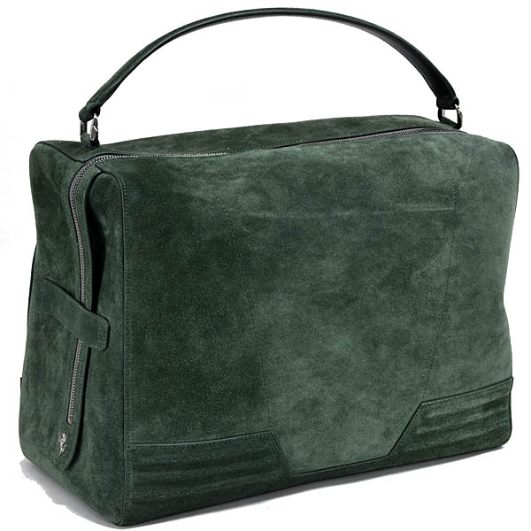 Genuine Ferrari suede shoulder bag (green)