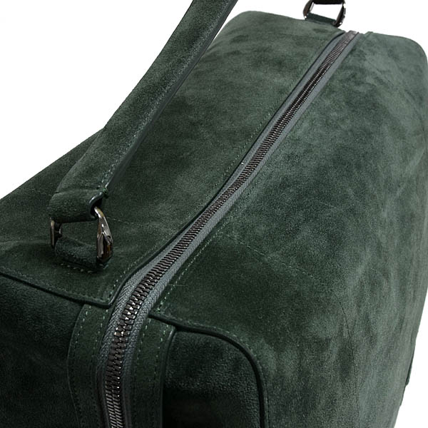 Genuine Ferrari suede shoulder bag (green)