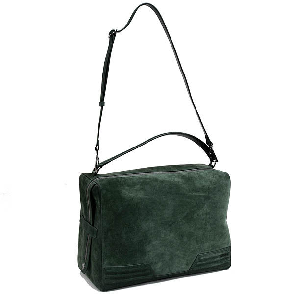 Genuine Ferrari suede shoulder bag (green)
