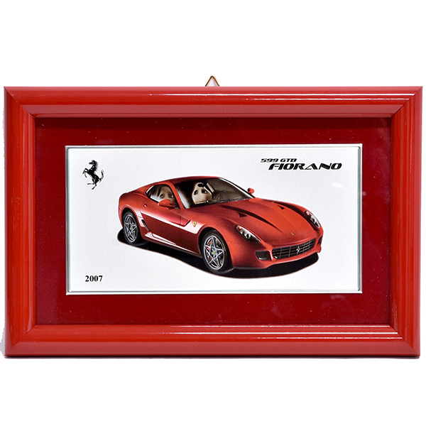 Ferrari純正599GTB Fiorano額装プレート/Ferrari2007年度退職者記念用