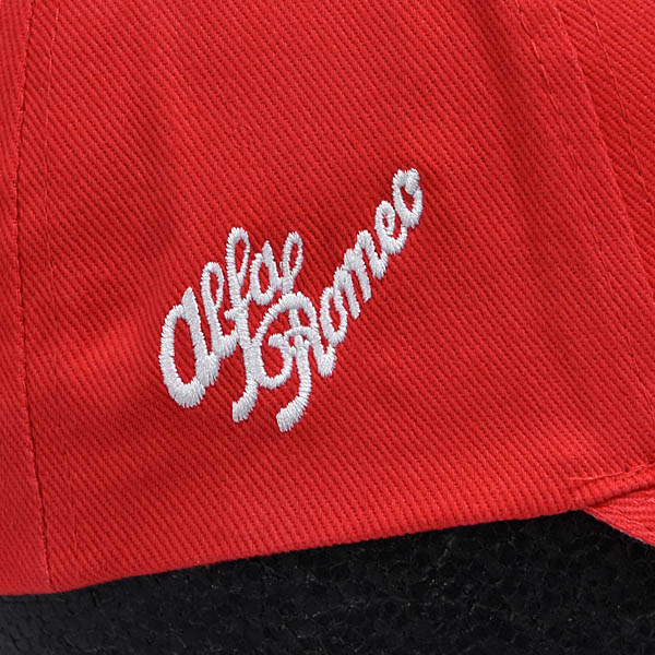 Alfa Romeo Official Historic Logo Baseball Cap (Red)