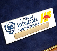 LANCIA DELTA Integrale Interior Plate Set