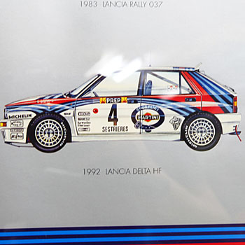 MARTINI RACING History Poster with Frame