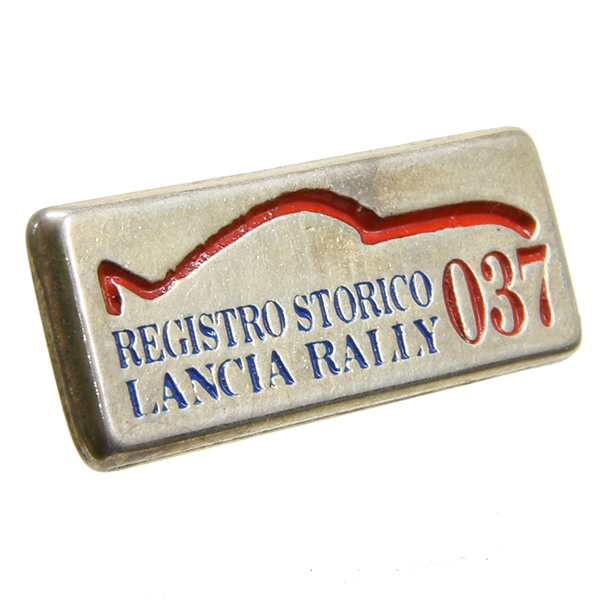 REGISTRO LANCIA RALLY 037 Pin Badge