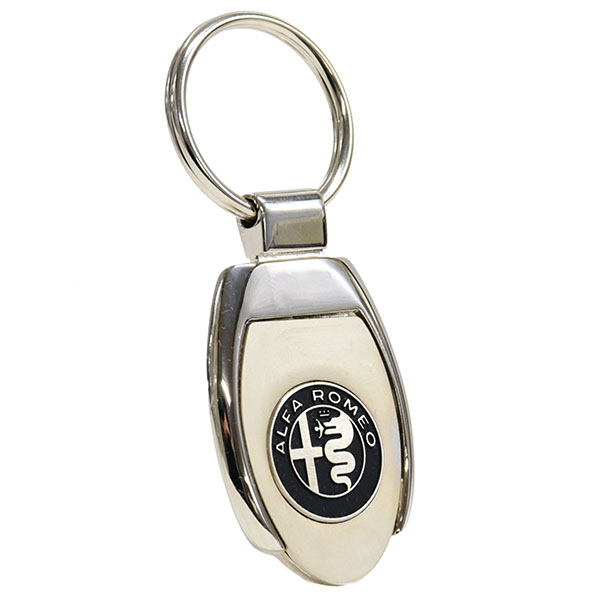 Alfa Romeo New Emblem Oval Keyring