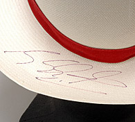Ferrari 60anni CONCORSO D’ELEGANZA  Straw Hat with M.Schumacher Signature
