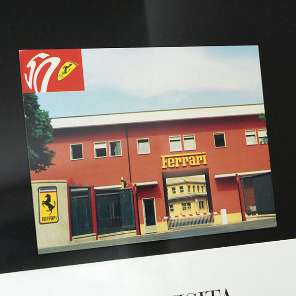 Ferrari 50anni Factory Tour Catalogue & Post Card 