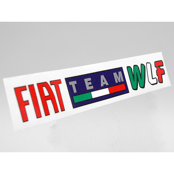TEAM FIAT WLFロゴステッカー