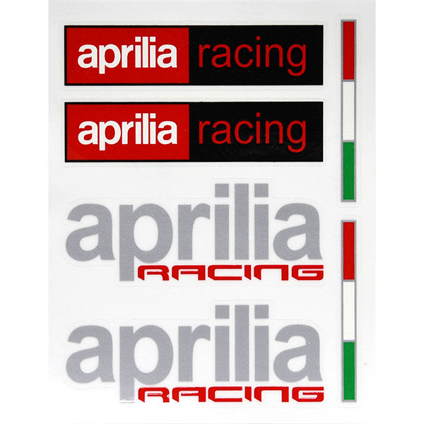 Apriliaロゴステッカー6枚セット