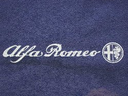 Alfa Romeoロゴ&エンブレムステッカー(クリアベースタイプ/200mm) 