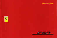 Ferrari純正F50オーナーズマニュアル　※超レア! オリジナル版!!