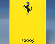 Scuderia Ferrari F2005プレスカード