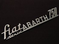 FIAT ABARTH 750 logo script