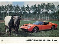 Lamborghini Miura P400カタログ ※超レア!!