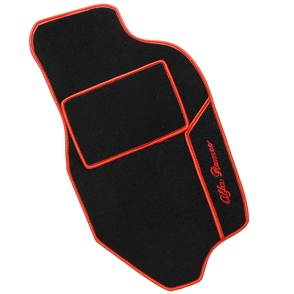 Alfa Romeo 145 Floor Mats (Black/Red Piping RHD)