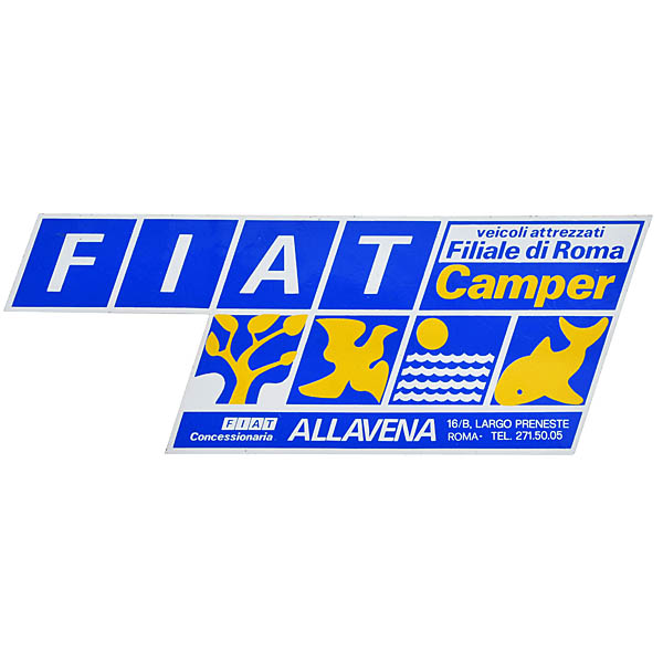 FIAT Camperヴィンテージステッカー