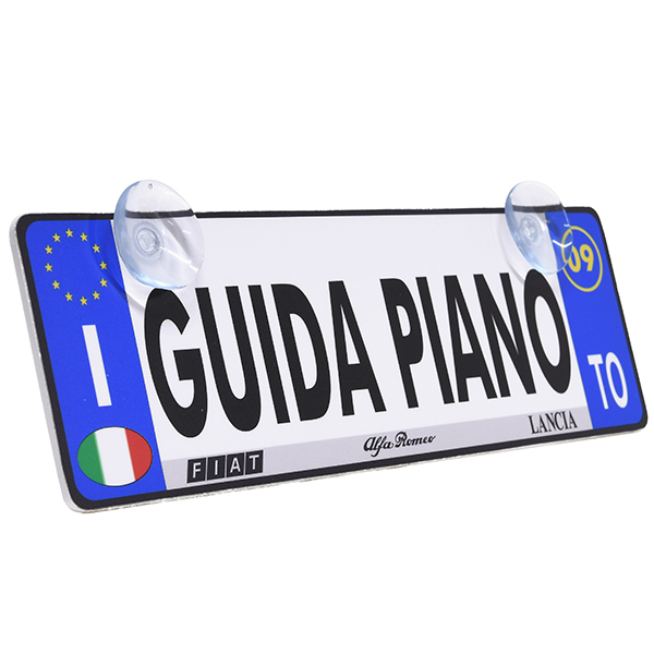 イタリアライセンスプレート型 GUIDA PIANOプレート
