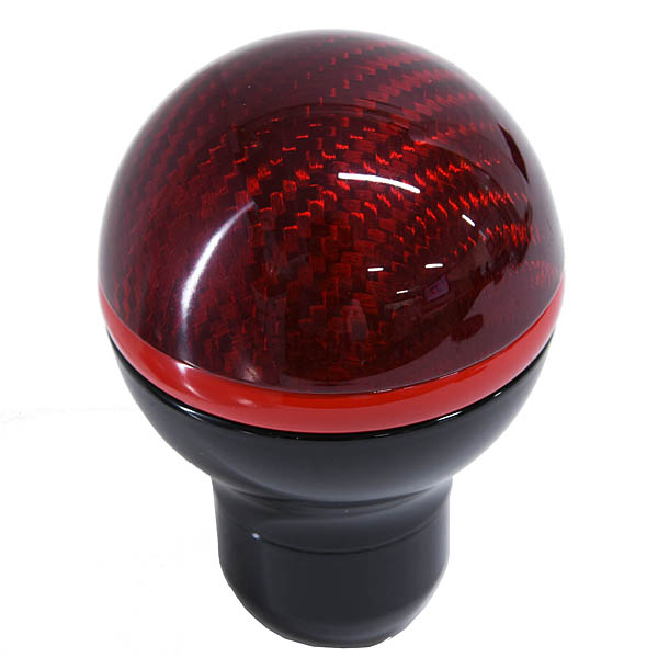 BLACK Gearknob TRETOK (Red Carbon / Red Line)