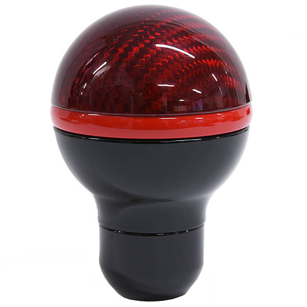 BLACK Gearknob TRETOK (Red Carbon / Red Line)