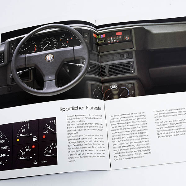 Alfa Romeo 75 Catalogue