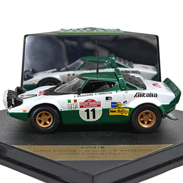 1/43 LANCIA STRATOS Alitalia Rally Sanremo #11 1975 Miniature Model