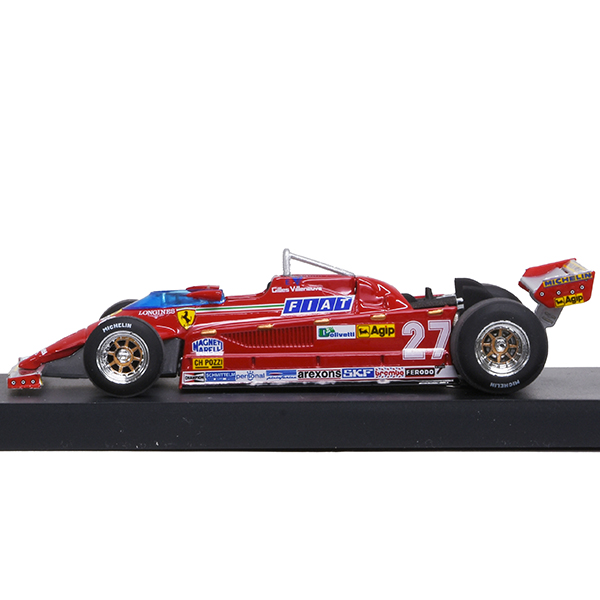 1/43 Ferrari 126CK 1981年MONACO G.P優勝 #27 G.Villeneuveミニチュア 